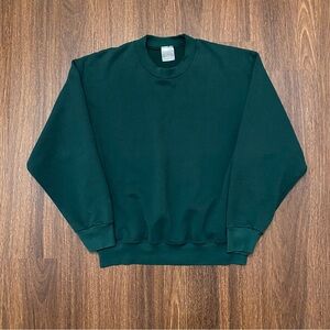 L Green Vintage Blank Crewneck